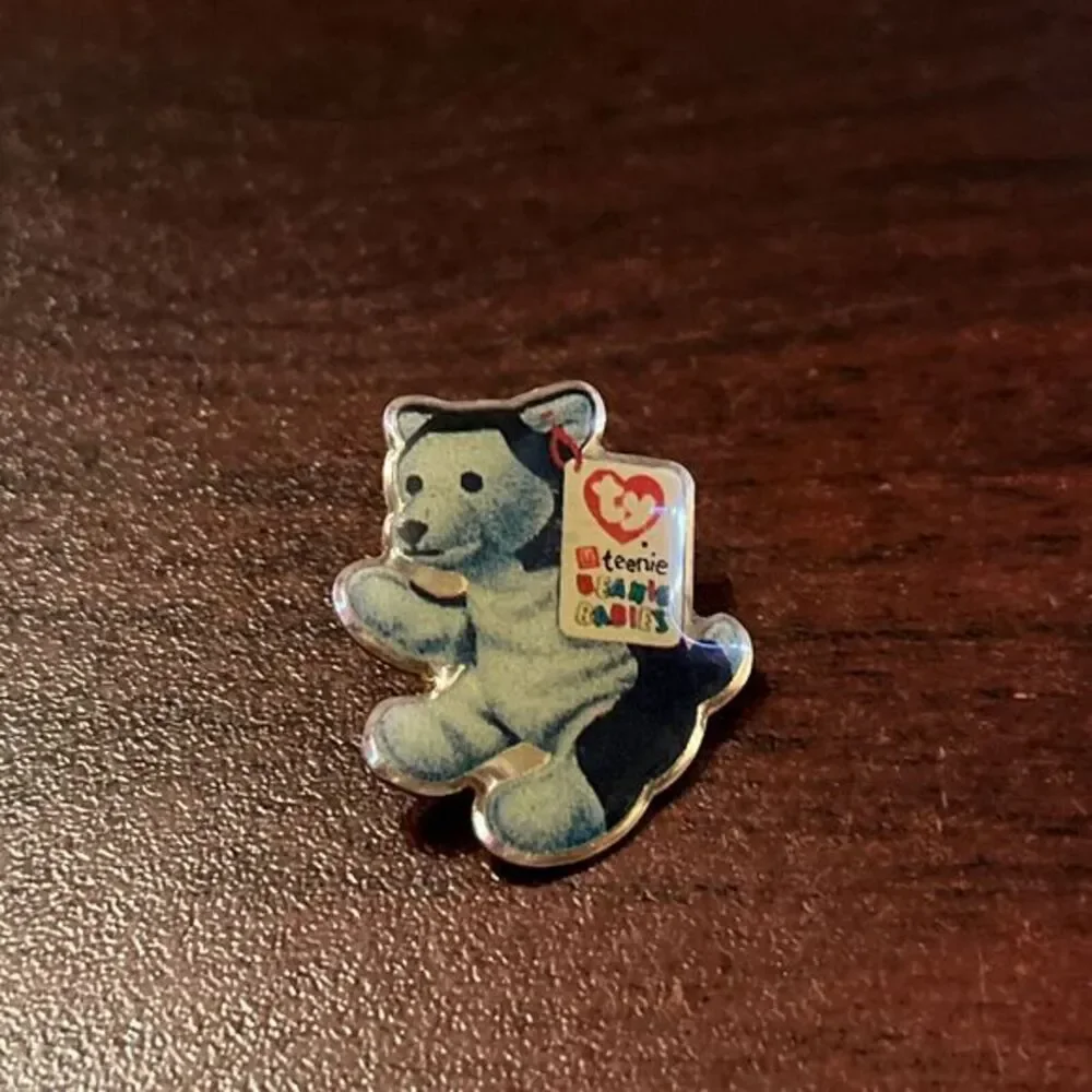 McDonald’s Ty Teenie Beanie Babies‎ Husky Dog Employee Lapel Hat Pin